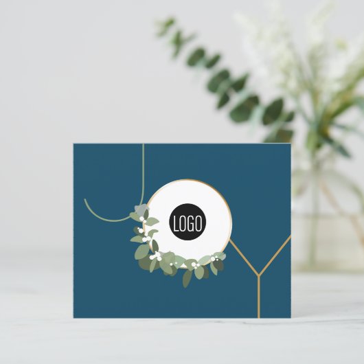 Budget Bedrijven Logo Prettige feestdagen (Staand voorkant)