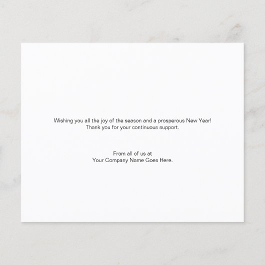 Budget Bedrijven Logo Prettige feestdagen (Achterkant)