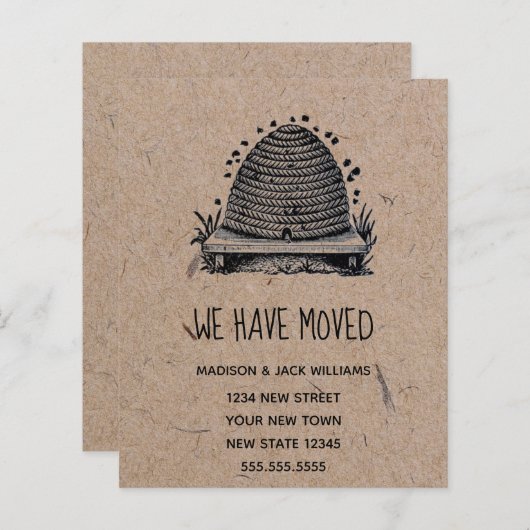 Budget Beehive New Home | Wijzig adres | (Voorkant / Achterkant)