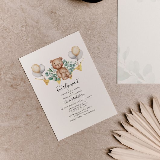 Budget Beer Baby shower Eucalyptus