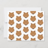 Budget Beer Foto Baby eerste uitnodiging op vrijda (Achterkant)