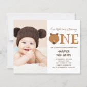 Budget Beer Foto Baby eerste uitnodiging op vrijda (Voorkant)