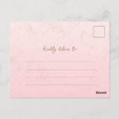 Budget Beer Wildbloemen Meisjes Baby shower Briefkaart (Achterkant)