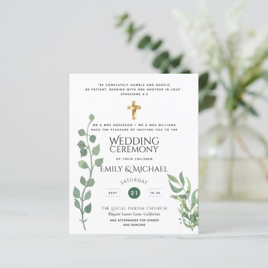 Budget Begroeiing Eucalyptus Katholieke Trouw Uitn (Staand voorkant)