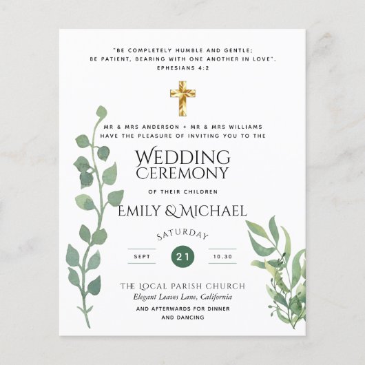 Budget Begroeiing Eucalyptus Katholieke Trouw Uitn (Voorkant)