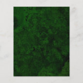 BUDGET Begroeiing & Goud Minimalistisch Trouwkaart (Achterkant)