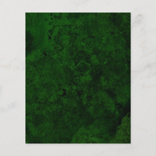 BUDGET Begroeiing & Goud Minimalistisch Trouwkaart (Achterkant)