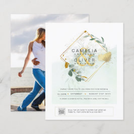 BUDGET Begroening FOTO Huwelijksuitnodiging QR COD