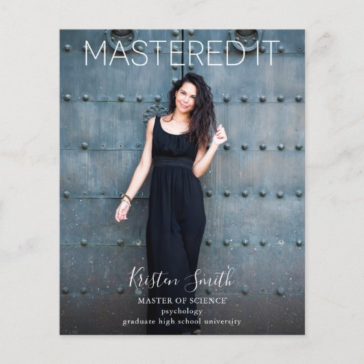 Budget beheerd Het Afstuderen Fotoaankondiging (Voorkant)