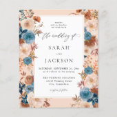 Budget Beige & Dusty Blue Floral Wedding S2 (Voorkant)