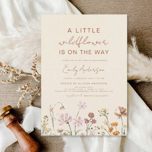 Budget Beige Een beetje Wildflower Baby shower