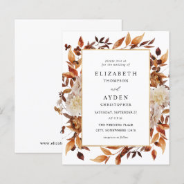 Budget Beige Herfst Bloem 2 Trouwen