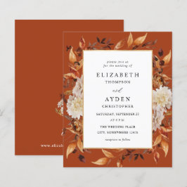 Budget Beige Herfst Bloem 2 Trouwen - Rustiek Oran