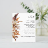 Budget Beige Herfst Bloemendetails (Staand voorkant)