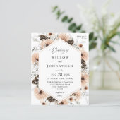 Budget Beige & Pine Rustic Floral Wedding (Staand voorkant)