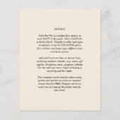 BUDGET BEIGE Weddenschap BEIGE BEIGE Flyer (Achterkant)