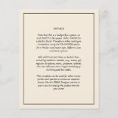 BUDGET BEIGE Weddenschap BEIGE BEIGE Flyer (Achterkant)