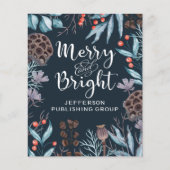 Budget Berries Merry and Bright Holiday Card (Voorkant)