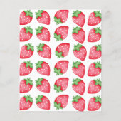 Budget Berry Eerste Verjaardag 1e Verjaardag Uitno Flyer (Achterkant)