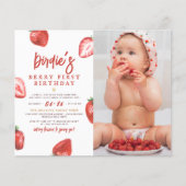 Budget Berry First Girl Foto 1e verjaardag (Voorkant)