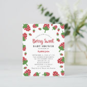 Budget Berry Sweet Baby shower Strawberry Cute (Staand voorkant)