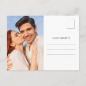 Budget Bespaar de datum in Spanish Maroon Aankondigingskaart (Achterkant)