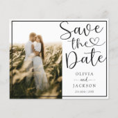 Budget Bespaar onze datum 3 foto bruiloft (Voorkant)