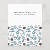 Budget Bessen Merry and Bright Kerstkaart (Achterkant)