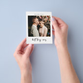 Budget Best Day Ever Foto Dankuwelkaart Flyer (Hand)