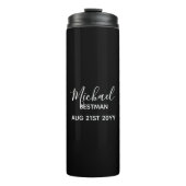 BUDGET Best Man Bruidsjonker CADOUES Zwart Klassie Thermosbeker (Voorkant)