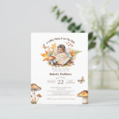 Budget betoverde Autumn Woodland Baby shower (Staand voorkant)