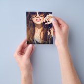 Budget Big Afstudeerder Magazine Stijl foto Aankon Flyer (Hand)