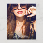 Budget Big Afstudeerder Magazine Stijl foto Aankon Flyer (Voorkant)