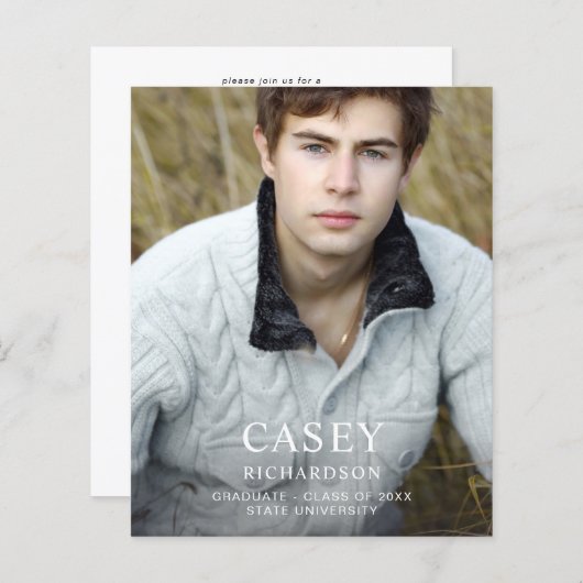 Budget Big Mod Name Photo Graduparty VER (Voorkant / Achterkant)