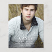 Budget Big Mod Name Photo Graduparty VER Flyer (Voorkant)