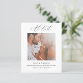 Budget bij laatste Verloving voor kalligrafie (Staand voorkant)