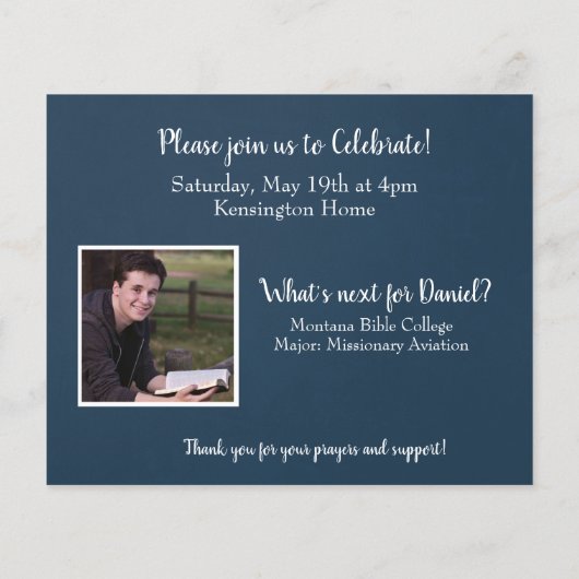 Budget Bijbelse Afstuderen Foto collage (Achterkant)