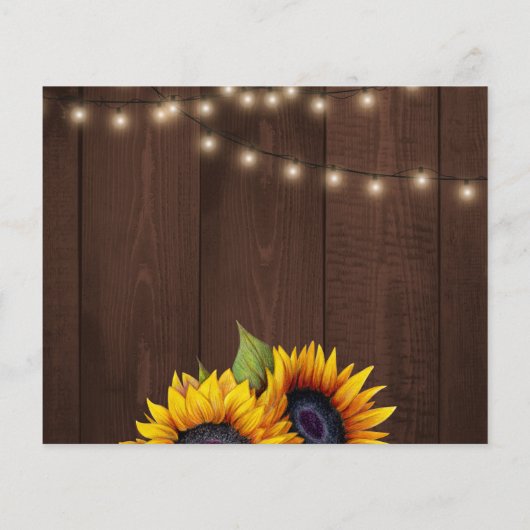 Budget bijtende florale foto bruiloft behalve datu (Achterkant)