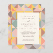 Budget bijtende Geometrische Kunstkunst Stijlvolle (Voorkant / Achterkant)