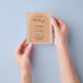 BUDGET Bilingual Spain Boda English Weddenschap Flyer (Hand)