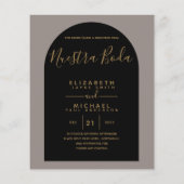 BUDGET Bilingual Spain Boda English Weddenschap Flyer (Achterkant)