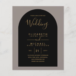 BUDGET Bilingual Spain Boda English Weddenschap Flyer
