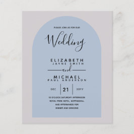 BUDGET Bilingual Spain Boda English Weddenschap Flyer