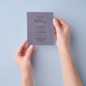 BUDGET Bilingual Spain Boda English Weddenschap Flyer (Hand)