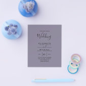 BUDGET Bilingual Spain Boda English Weddenschap Flyer (Enkel)