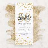 Budget Birthday Glitter Confetti Gold