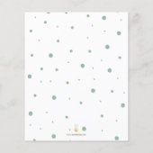 Budget Birthday Invitation Woodland Bunny Flyer (Achterkant)