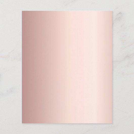 Budget Birthday party boho pampas roos gold (Achterkant)