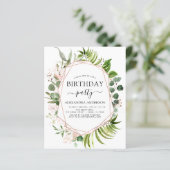 Budget Birthday Party Eucalyptus Botanical (Staand voorkant)