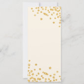 Budget Birthday Party Glitter Confetti Gold (Achterkant)